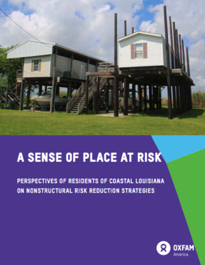 A Sense of Place at Risk - Perspectives of residents of coastal Louisiana on nonstructural risk reduction strategies