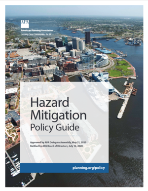 American Planning Association Hazard Mitigation Policy Guide