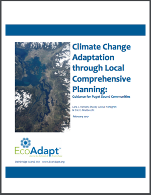 Climate Change Adaptation through Local Comprehensive Planning: Guidance for Puget Sound Communities