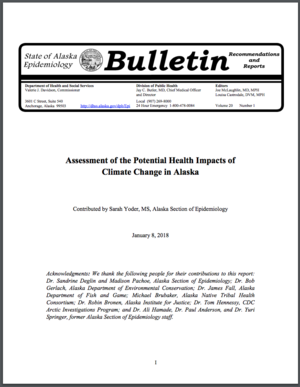 Assessment of the Potential Health Impacts of Climate Change in Alaska