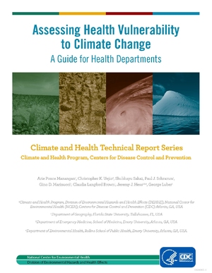 CDC: Assessing Vulnerability to Climate Change - A Guide for Health Departments
