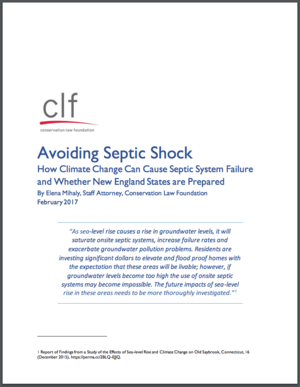 Avoiding Septic Shock: How Climate Change can cause Septic System Failure and Whether New England States are Prepared
