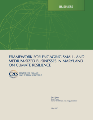 Framework for Engaging Small- and Medium-Sized Businesses in Maryland on Climate Resilience