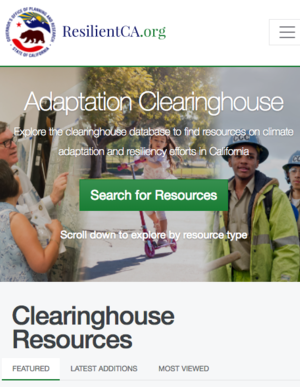California State Adaptation Clearinghouse - ResilientCA.org