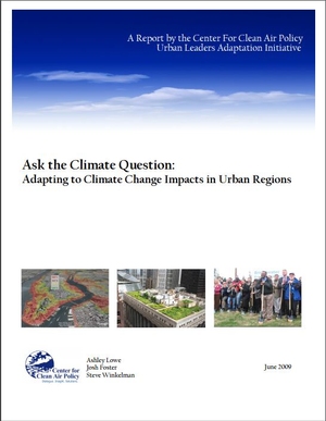 Ask the Climate Question: Adapting to Climate Change Impacts in Urban Regions