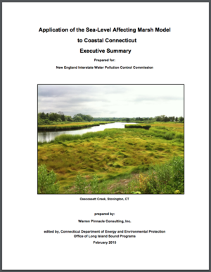 Application of the Sea-Level Affecting Marsh Model to Coastal Connecticut