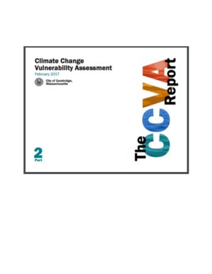 Cambridge, Massachusetts Climate Change Vulnerability Assessment - Part 2