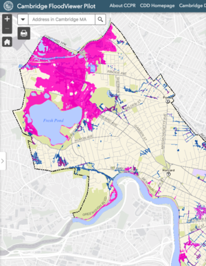 Cambridge, Massachusetts Flood Viewer