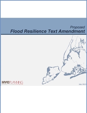 New York City Flood Resilience Zoning Amendment
