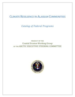 Climate Resilience in Alaskan Communities: Catalog of Federal Programs