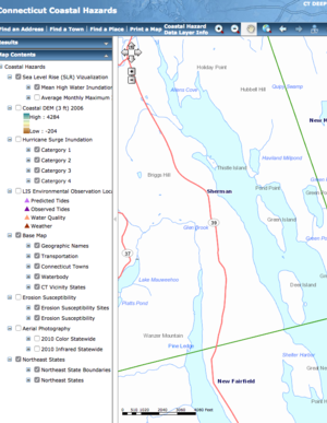 Connecticut Coastal Hazards Viewer