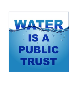 Connecticut Executive Order No. 66:  State Water Plan (and State Water supply as Public Trust)