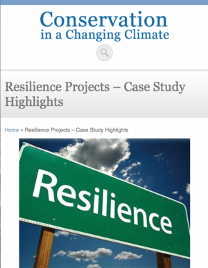 Conservation in a Changing Climate - Land Trust Resilience Toolbox