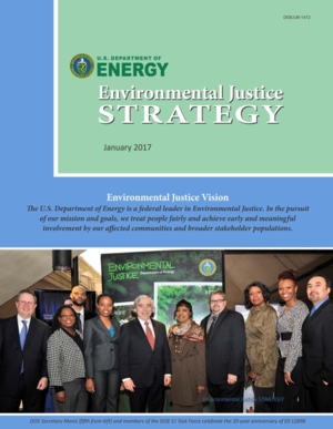 2016  U.S. Department of Energy Environmental Justice Strategy