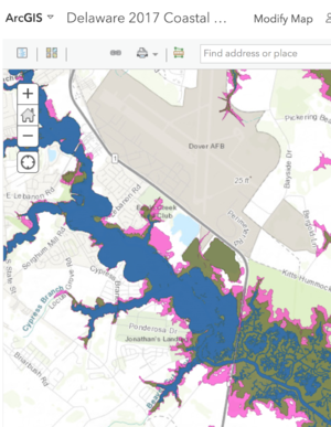 Delaware 2017 Coastal Inundation Maps