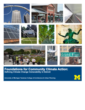 Foundations for Community Climate Action: Defining Climate Change Vulnerability in Detroit