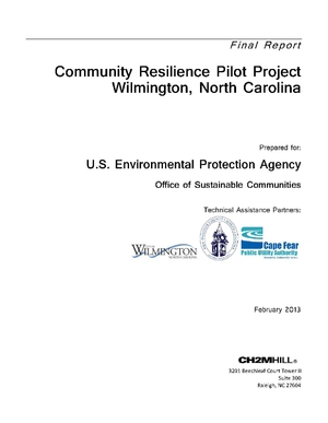 EPA Community Resilience Pilot Project Wilmington, North Carolina