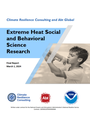 Extreme Heat Social and Behavioral Sciences Research