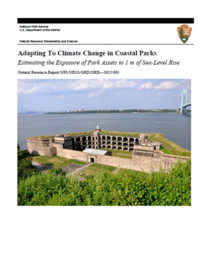 Adapting to Climate Change in Coastal Parks: Estimating the Exposure of Park Assets to 1 meter of Sea-Level Rise - Transportation Assets
