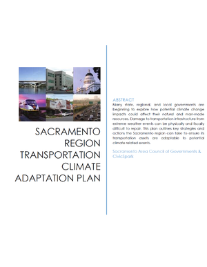 Sacramento Region Transportation Adaptation Plan and Regional Transportation Plan
