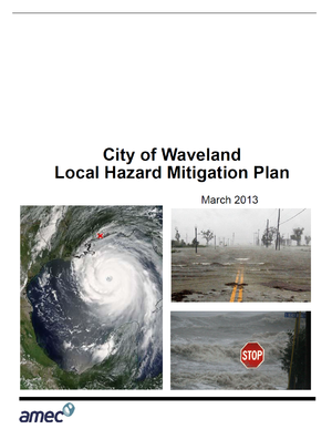 Waveland, Mississippi Local Hazard Mitigation Plan Update – Critical Evacuation Routes