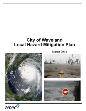 Waveland, Mississippi Local Hazard Mitigation Plan Update &ndash; Critical Evacuation Routes