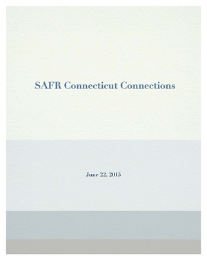 SAFR Connecticut Connections: Building-up a resilient development and transportation network to support vulnerable communities