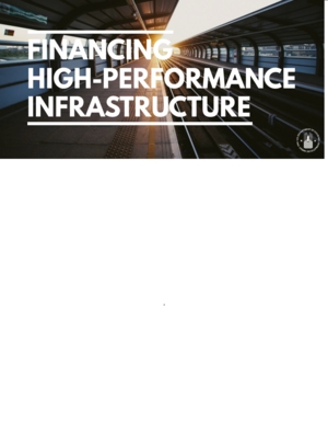 Financing High-Performance Infrastructure