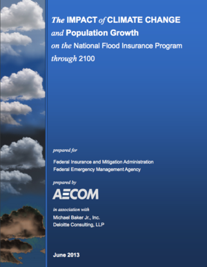 The Impact of Climate Change and Population Growth on the National Flood Insurance Program Through 2100