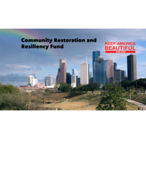 Keep America Beautiful - Community Restoration and Resiliency Fund