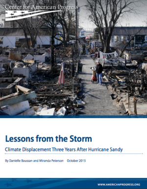 Lessons from the Storm: Climate Displacement Three Years After Hurricane Sandy