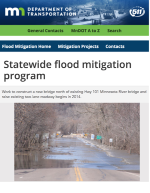 Minnesota DOT Flood Mitigation Program