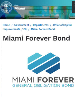 Miami Forever Bond - City of Miami, Florida