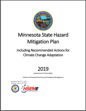 Minnesota State Hazard Mitigation Plan 2019 - Including Recommended Actions for Climate Change Adaptation
