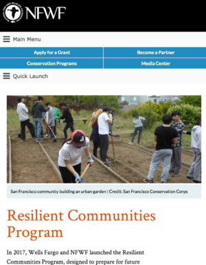 Resilient Communities Program (NFWF)