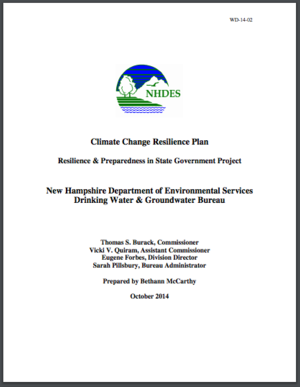 New Hampshire Drinking Water Climate Change Resilience Plan