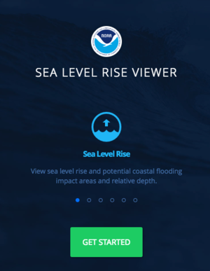 NOAA Sea Level Rise Viewer