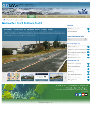 National Sea Grant Resilience Toolkit