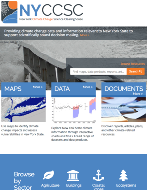 New York Climate Change Science Clearinghouse: Tools to Help Communities Prepare for Extreme Weather