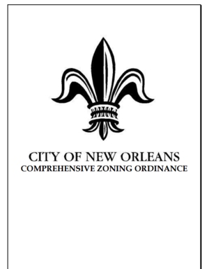New Orleans Comprehensive Zoning Ordinance, Article 23: Landscape, Stormwater Management, and Screening