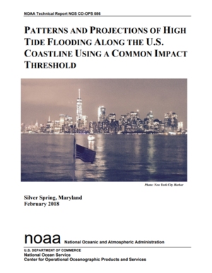 Patterns and Projections of High Tide Flooding Along the U.S. Coastline Using a Common Impact Threshold
