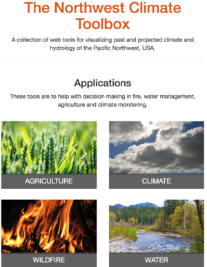 The Northwest Climate Toolbox