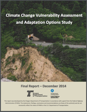 Climate Change Vulnerability Assessment and Adaptation Options Study for Oregon