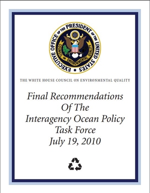 Final Recommendations of the Interagency Ocean Policy Task Force