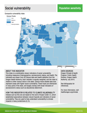 Oregon Climate and Health Social Vulnerability Assessment