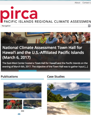Pacific Islands Regional Climate Assessment Website: PIRCA.org