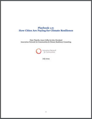 Playbook 1.0: How Cities Are Paying for Climate Resilience