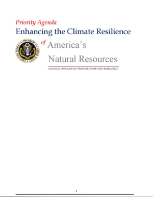 Priority Agenda: Enhancing the Climate Resilience of America's Natural Resources