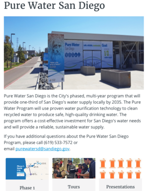 Pure Water San Diego - Potable Water Reuse Program