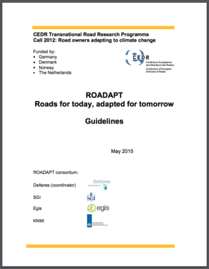 European Road Authorities&rsquo; Climate Risk Assessment Tools: RIMAROCC and ROADAPT Projects